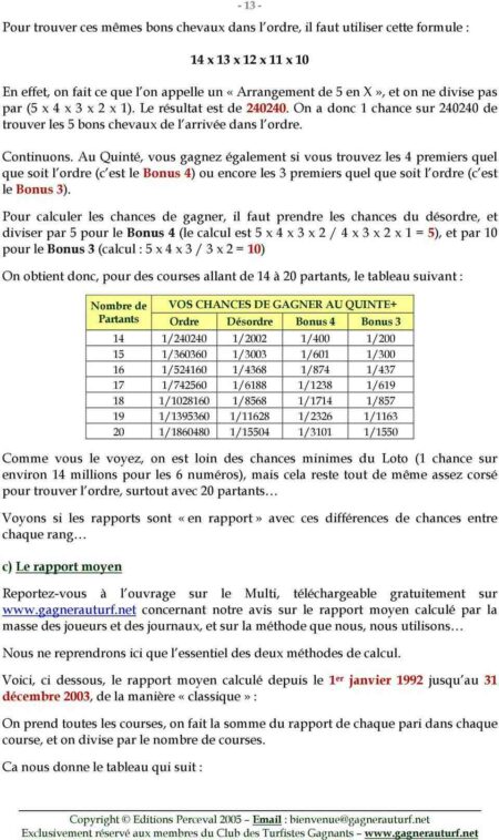 Comment calculer le quinté ? - hippodromes-parisiens.fr